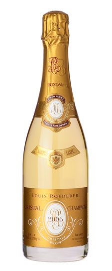 Rượu sâm banh Pháp Cristal Luis Roederer 2006