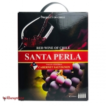 Rượu vang bịch Chile Santa Perla