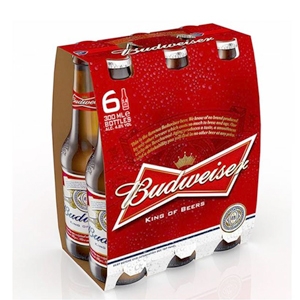 Lốc 6 Chai - Bia Budweiser Mỹ