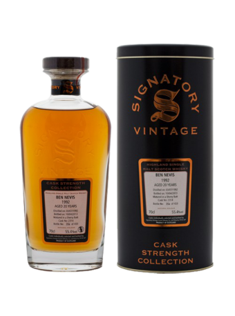 Rượu whisky Ben Nevis 1992 / 20 Year Old / Sherry Butt