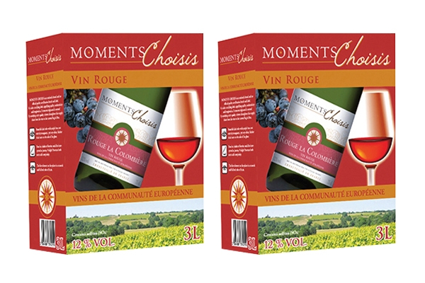 ruouwj vang bịch pháp 3 lít moments
