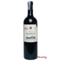 Vang Pháp AOP Château Rombeau Côtes du Roussillon Villages 2016