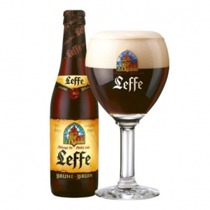 Bia Leffe Nâu 6.5% thùng 24 chai 330ml