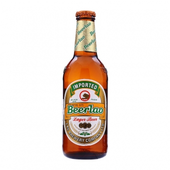 Bia Lào vàng chai 330ml - thùng 24 chai