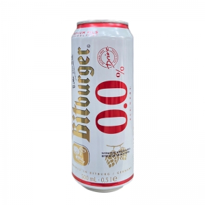 Bia BITBURGER 0.0% Đức Thùng 24 lon 500ml