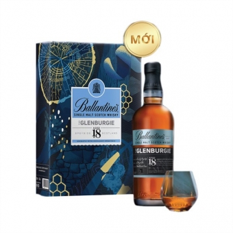 Hộp Quà Rượu Ballantines 18 Glenburgie F24 Chính Hãng