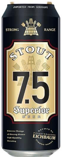 Bia Đức Eichbaum Extra Stout 7.5 độ 500ml thùng 24 lon